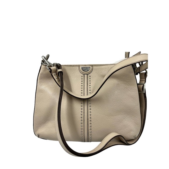 Brighton Handbags - Brighton cream Jett convertible cross body handbag